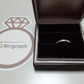 【アイプリモ(I-PRIMO)の口コミ】 指輪のデザインはストレートタイプで、少しアクセントが欲しかったのでケ…