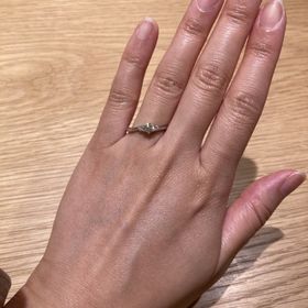 【BIJOUPIKO(ビジュピコ)の口コミ】 王道の一粒デザインはよく見ますが、ひし形のようなデザインはあまり他で…