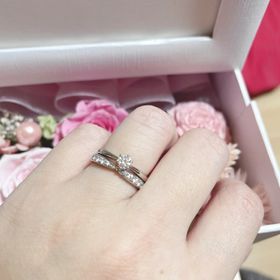 【アイプリモ(I-PRIMO)の口コミ】 結婚指輪と婚約指輪を一緒に付けれる指輪が欲しくてアイプリモの指輪に決…