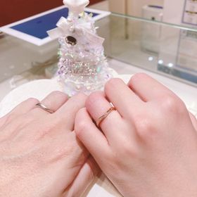 【TRECENTI(トレセンテ)の口コミ】 もともとは他の店舗で既に指輪を試着してデザインも決めており、最後に他…