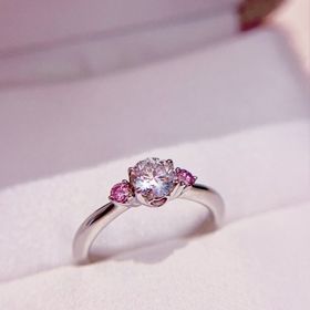 【Ginza Rim(銀座リム)の口コミ】 どうしてもピンクダイヤが良くてこのお店に決めました。ダイヤモンドもキ…