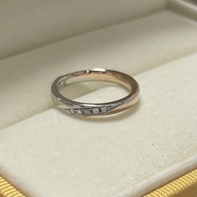 【ケイウノ ブライダル(K.UNO BRIDAL)の口コミ】 旦那さんはゴールド、私はプラチナ希望と好みが異なりリング探しに苦戦し…