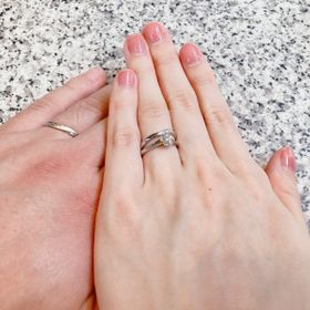 【エクセルコダイヤモンド(EXELCO DIAMOND)の口コミ】 他の人と被りにくいものを選びたかったので、1種類の素材ではなくマットな…