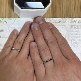 【4℃ BRIDAL(ヨンドシーブライダル)の口コミ】 婚約指輪もお世話になった、4°CBRIDALさんで結婚指輪もお世話になりま…