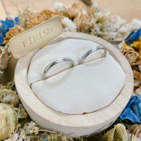 【ついぶ工房の口コミ】 結婚を決めてから、指輪の購入を考えました。
結婚指輪を2人で手作りでき…