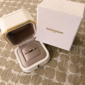 【ブシュロン(BOUCHERON)の口コミ】 事前にホームページでどんなデザインがあるのか見て、いくつか候補を決め…