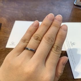 【SORA(ソラ)の口コミ】 私は細めのデザイン希望、旦那は太めのものを希望だったので、それが叶う…
