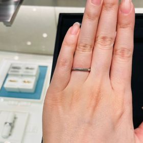 【ティファニー(Tiffany & Co.)の口コミ】 はっきりと希望の指輪は決まっていない、とお伝えしたところ、何種類かの…