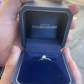 【銀座ダイヤモンドシライシの口コミ】 もともとプロポーズリングを購入目的で来店したが、ダイヤモンドが貴重な…