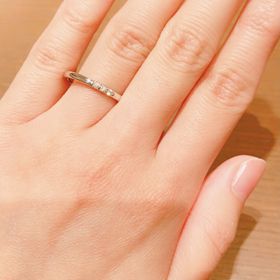 【TRECENTI(トレセンテ)の口コミ】 リングの付け心地にこだわっているとのことで、一般的な他のブランドのリ…