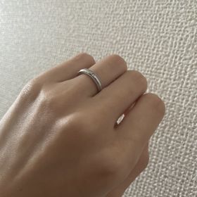 【4℃ BRIDAL(ヨンドシーブライダル)の口コミ】 服装がカジュアルな服装が多いのでそれに合うように一回り太いリングにし…