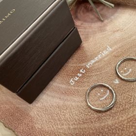 【アイプリモ(I-PRIMO)の口コミ】 結婚指輪単品でつけても可愛くて豪華、エンゲージリングと重ね付けしても…
