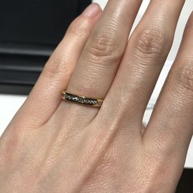 【ラザール ダイヤモンド(LAZARE DIAMOND)の口コミ】 婚約指輪がプラチナなので、結婚指輪はゴールドにしようと考えていました…