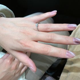 【アイプリモ(I-PRIMO)の口コミ】 普段から身に付けられる可愛らしいデザインの指輪を希望しており、それに…