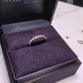 【ラザール ダイヤモンド(LAZARE DIAMOND)の口コミ】 婚約指輪を買わない代わりにダイヤつきの結婚指輪を買うことにしてハイブ…