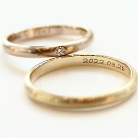 【ringram(リングラム)の口コミ】 マットな仕上がり、イラストを入れたくてringramにしました。彫金制作コー…