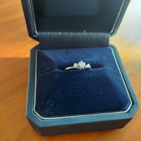 【銀座ダイヤモンドシライシの口コミ】 指が短いので、色々試したら、Ｖの形の指輪が指がすらっと見えた。

今流…