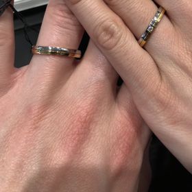 【ラザール ダイヤモンド(LAZARE DIAMOND)の口コミ】 鍛造なこと、ゴールドとプラチナのコンビネーションであること、ゴールド…