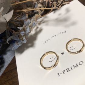 【アイプリモ(I-PRIMO)の口コミ】 指輪の決めては、指輪が回っても裏表なく付けれるデザインが良いという彼…