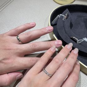 【ショーメ(CHAUMET)の口コミ】 婚約指輪をショーメで購入(リアンダムール)したので、結婚指輪もショーメ…