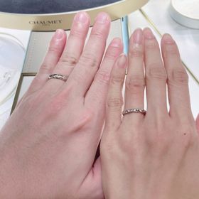 【ショーメ(CHAUMET)の口コミ】 指輪が回ってしまっても遜色ないデザインの指輪を探していて試着したとこ…
