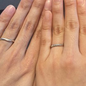 【エクセルコダイヤモンド(EXELCO DIAMOND)の口コミ】 ・プロポーズでプレゼントしてくれたダイヤを活かしたリングにしたかった…