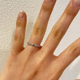 【エクセルコダイヤモンド(EXELCO DIAMOND)の口コミ】 指輪のデザインが可愛くて、決めました。デザイン豊富で色々な指輪を見れ…