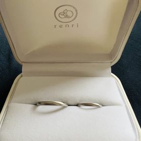 【renri(レンリ)の口コミ】 手作りで、デザインもすべて考えて作りました。シンプルが好きな2人なので…