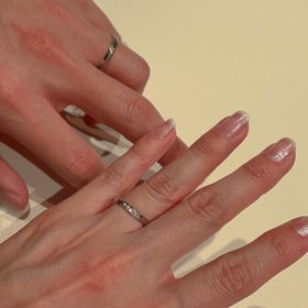 【アイプリモ(I-PRIMO)の口コミ】 一周6面、斜めにカッティングが入っておりプラチナとダイヤのバランスが絶…