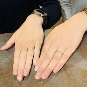 【鎌倉彫金工房の口コミ】 以前からネットで拝見していて、結婚指輪は買うより自分達で作る派だと思…