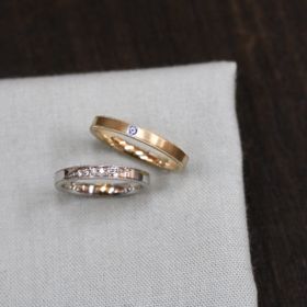 【ついぶ工房の口コミ】 一から自分達でデザインを考え、オリジナルの指輪を作ることができる点が…