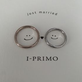 【アイプリモ(I-PRIMO)の口コミ】 画像で見ているときから、シンプルで可愛くて、自分でダイヤの数や太さ、…
