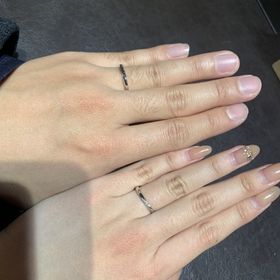 【TRECENTI(トレセンテ)の口コミ】 プラチナ95%で、残りの5%が金属アレルギーが起こりにくい素材を使われてい…