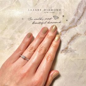 【ラザール ダイヤモンド(LAZARE DIAMOND)の口コミ】 長く付けてもらえるように流行り廃りのない、デザインがシンプルなものを…