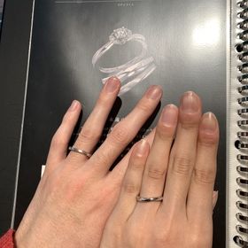 【エクセルコダイヤモンド(EXELCO DIAMOND)の口コミ】 写真はインフィニというもので、とにかくデザインが可愛い！と思いました…