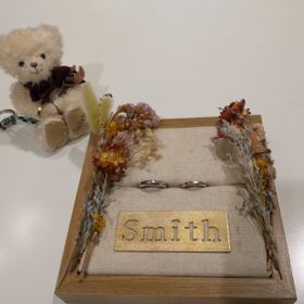 【Smith(工房スミス)の口コミ】 キラキラハンマー仕上げの写真を見て気に入りました。
幅は最初太いかな～…