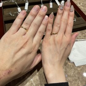 【銀座ダイヤモンドシライシの口コミ】 ダイヤモンド白石さんだけでなく、エクセルコダイヤモンドさんの指輪も併…