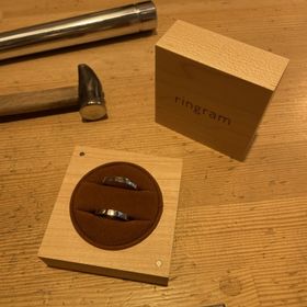 【ringram(リングラム)の口コミ】 自分たちで作れるお店を探していました。素材やデザインが沢山あって、作…
