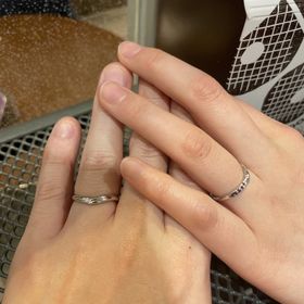 【ケイウノ ブライダル(K.UNO BRIDAL)の口コミ】 初めはVラインの既製品のものを探していたのですが、その他にもオーダーで…