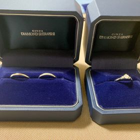 【銀座ダイヤモンドシライシの口コミ】 プロポーズリングを彼から銀座ダイヤモンドシライシで頂いたので銀座ダイ…