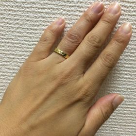 【ケイウノ ブライダル(K.UNO BRIDAL)の口コミ】 一般的なプラチナの指輪が嫌で、変わっていて、でも奇抜過ぎず飽きのこな…