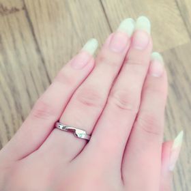 【JEWELRY  KAMATA(ジュエリーかまた)の口コミ】 デザインに惹かれました。１度見て惚れたデザインは他を見てもこれ以上の…