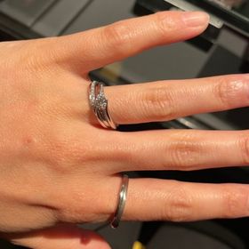 【エクセルコダイヤモンド(EXELCO DIAMOND)の口コミ】 初めは即買いする予定は無かった。でも、付けたら可愛くて、また、男性の…