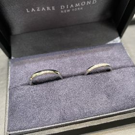 【ラザール ダイヤモンド(LAZARE DIAMOND)の口コミ】 女性用はベルヴェデーレ、男性用はブリスコレクションを選びペアにしまし…