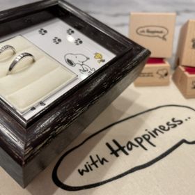 【with Happiness..の口コミ】 私の方がSNOOPY好きで夫の方は好きなの選んでいいよと言う事で選ばせても…