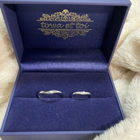 【towa et toi(トワエトワ)の口コミ】 元々は違う指輪目当てで来店したのですが、他の指輪もいろいろ出していた…