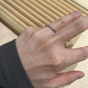 【TRECENTI(トレセンテ)の口コミ】 ダイヤモンドもワンポイントでシンプルなデザインですが、シンプルすぎな…