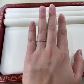 【カルティエ(Cartier)の口コミ】 結婚指輪を買うならこれ！と思っていたので、1番最初に見に行きました。
…