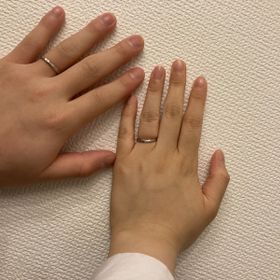 【YUKA HOJO(ユカホウジョウ)の口コミ】 二人でシンプルな指輪をしたいと思っていたところ、素晴らしいものを見つ…