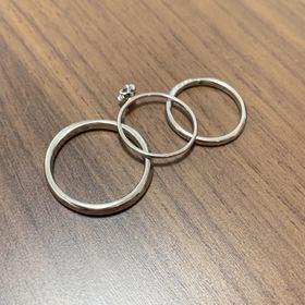 【BIJOUPIKO(ビジュピコ)の口コミ】 指が太くて短いのですが、重ね付け希望だったので細めの物を探していまし…